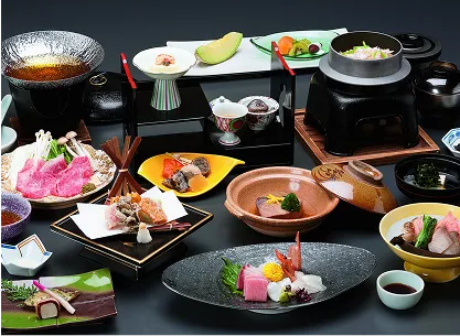 マロニエ会席料理一例