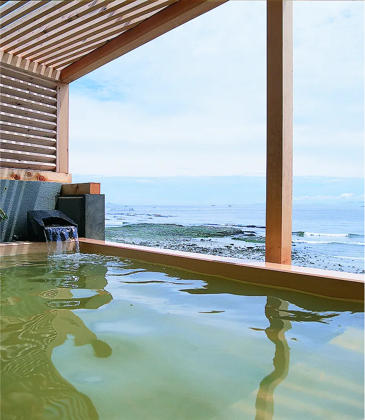 露天風呂・天然温泉（男性浴室）